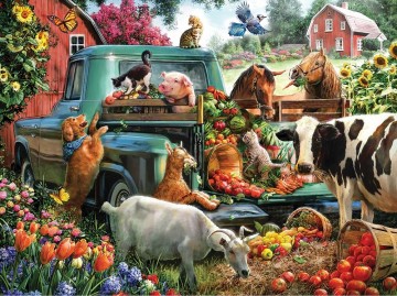 Bits and Pieces - Unloading the Pickup - 1000 Stukjes