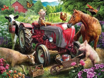 Bits and Pieces - Tractor Repairs - 1000 Stukjes