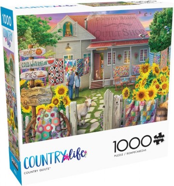 Buffalo Games - Country Quilts - 1000 Stukjes 2