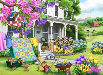 Countryside garden 0