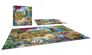 RoseArt - Couple in the Garden - 1000 Stukjes 3