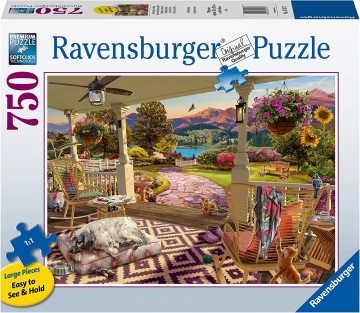 Ravensburger - Cozy Front Porch - 750 XL Stukjes 2
