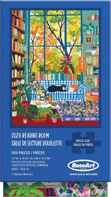 RoseArt - Cozy Reading Room - 500 Stukjes 3