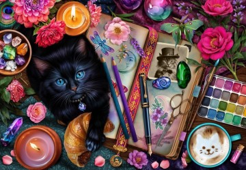 Bluebird Puzzle - Crafty Cats - 1000 Stukjes
