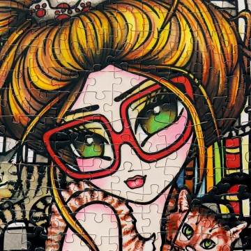 JaCaRou Puzzles - Crazy Cat Lady - 1000 Stukjes 5