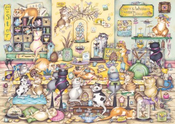 Ravensburger - Crazy Cats .... Easter Eggstravaganza - 1000 Stukjes