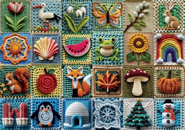 Trefl - Crochet - Four Seasons - 1000 Stukjes
