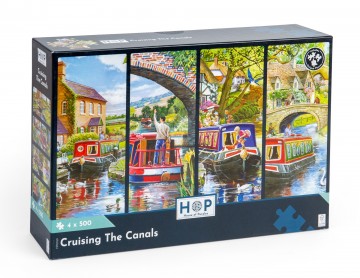 The House of Puzzles - Cruising the Canals - 4 x 500 Stukjes 2