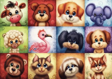 Delfy Puzzle - Cuteness in Dozen - 1000 Stukjes