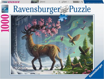 Ravensburger - Deer in Spring - 1000 Stukjes 2