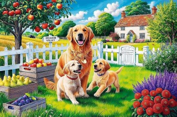 Trefl - Dogs in the Countryside - 300 XL Stukjes