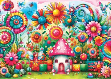 Delfy Puzzle - Dreamy Garden - 1000 Stukjes