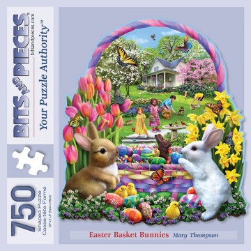 Bits and Pieces - Easter Basket Bunnies - 750 Stukjes 2