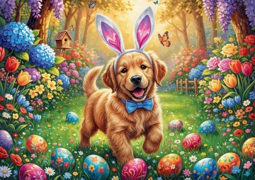 Trefl - Easter Doggy - 500 Stukjes