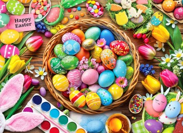 Eurographics - Easter Table - 1000 Stukjes