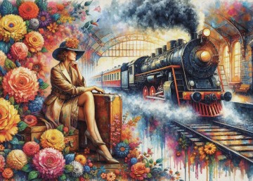 JaCaRou Puzzle - Elegance Meets Steam - 1000 Stukjes