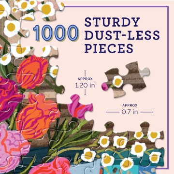 Eeboo - English Flower Shop - 1000 Stukjes 6