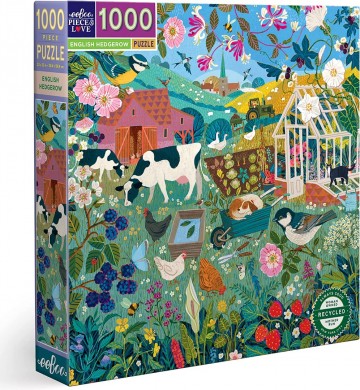 EeBoo - English Hedgerow - 1000 Stukjes 2