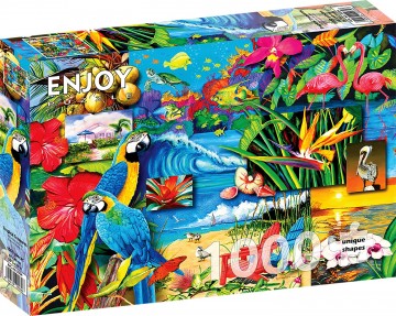 Enjoy Puzzle - Tropical Treasures - 1000 Stukjes 2