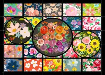 Enjoy Puzzle - Lacy's Flower Garden - 1000 Stukjes