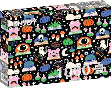 Enjoy Puzzle - Monsters at Work - 1000 Stukjes 2