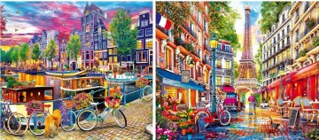 Trefl - European Capitals - 2 x 500 Stukjes