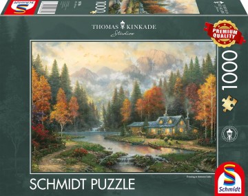 Schmidt - Evening at Autumn Lake - 1000 Stukjes 2