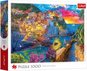 Trefl - Evening Walk through Cinque Terre - 1000 Stukjes 2