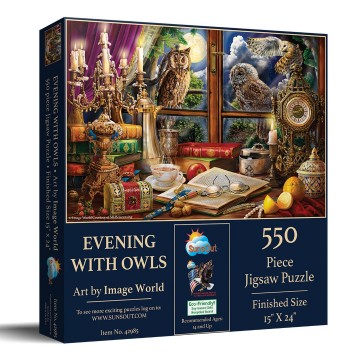SunsOut - Evening With Owls - 550 Stukjes 2