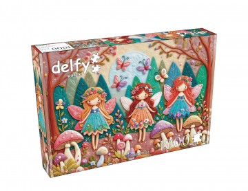 Delfy Puzzle - Fables in Felt - 1000 Stukjes 2