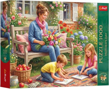 Trefl - Family in the Garden - 1000 Stukjes 2