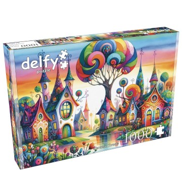 Delfy Puzzle - Fantasia Street - 1000 Stukjes 2