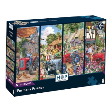 The House of Puzzles - Farmer's Friends - 4 x 250 XL stukjes 2