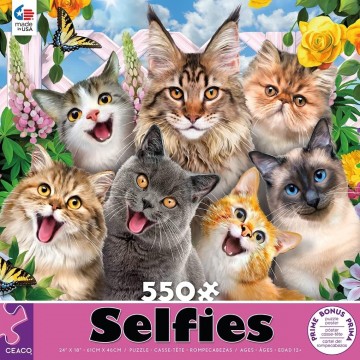 Ceaco - Feline Friends Selfies - 550 Stukjes 3