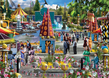 Falcon de Luxe - Festival of Britain - 1000 Stukjes