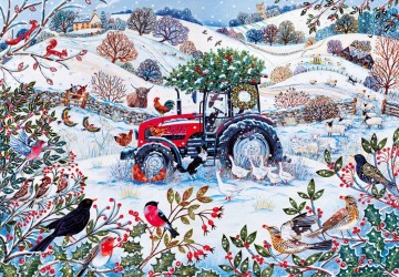 Gibsons - Festive Farm - 250 XL Stukjes