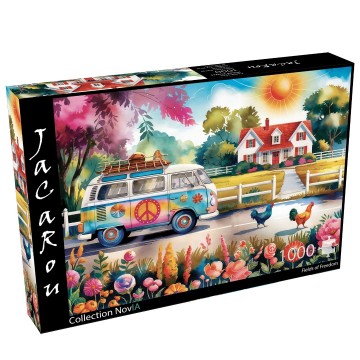 JaCaRou Puzzle - Fields of Freedom - 1000 Stukjes 2