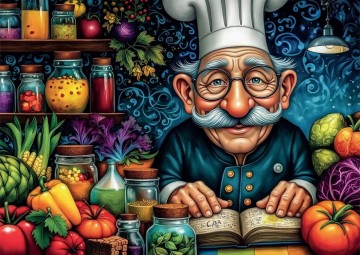 Delfy Puzzle - Fine Cooking Art - 1000 Stukjes