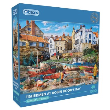 Gibsons - Fishermen at Robin Hood's Bay - 1000 Stukjes 2