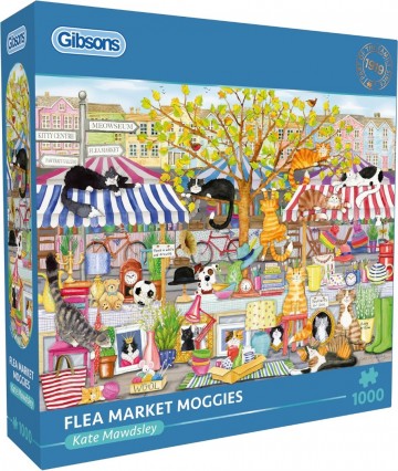 Gibsons - Flea Market Moggies - 1000 Stukjes 2