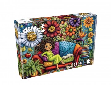 Delfy Puzzle - Floral Dream Space - 1000 Stukjes 2