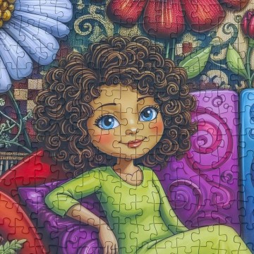 Delfy Puzzle - Floral Dream Space - 1000 Stukjes 3