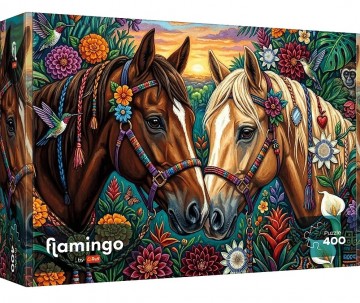 Trefl - Floral Gallop - 400 Stukjes 2