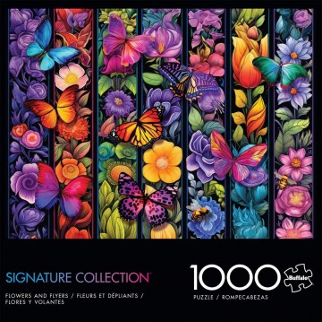 Buffalo Games - Flowers and Flyers - 1000 Stukjes Schade 3