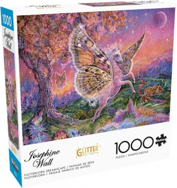 Buffalo Games - Fluttercorn Dreamscape (Glitter) - 1000 Stukjes 2