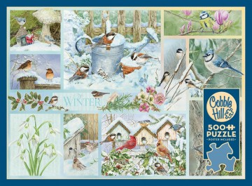 Cobble Hill - Garden Birds in Winter - 500 XL Stukjes 3