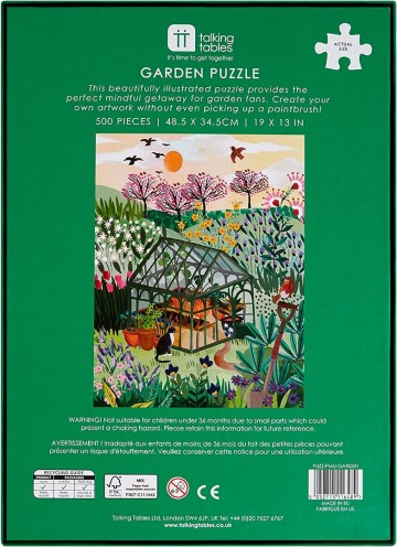 Talking Tables - Garden Puzzle - 1000 Stukjes 2