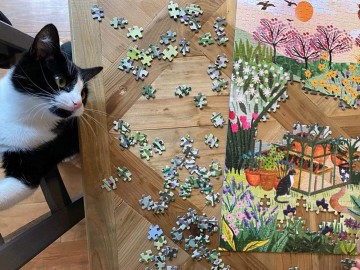 Talking Tables - Garden Puzzle - 1000 Stukjes 4