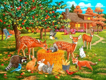 SunsOut - Gathering Under the Apple Tree - 500 Stukjes