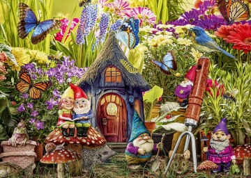 Alipson Puzzle - The Gnome Garden - 1000 Stukjes